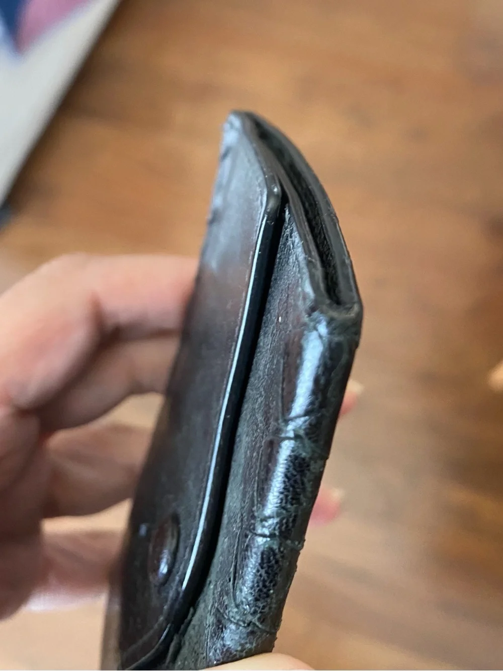 Bottega Veneta Black Intrecciato Leather Key Case Holder